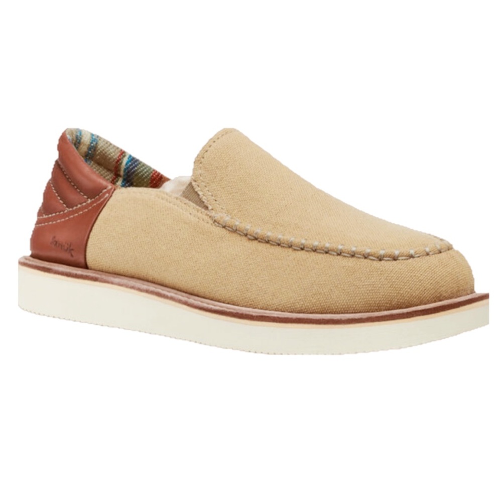 NWT Sanuk Cozy Vibe Khaki